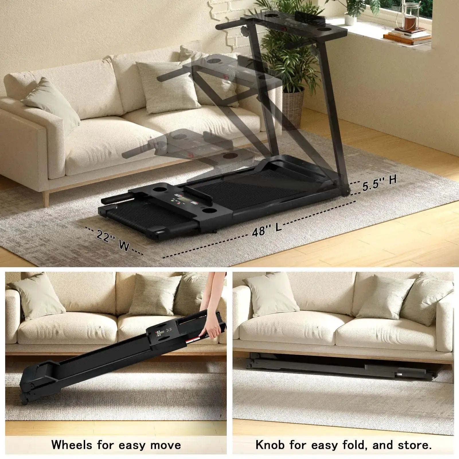 Fitness Equipment Professional Walking Pad Machine Home Treadmill Foldable Indoor Treadmill