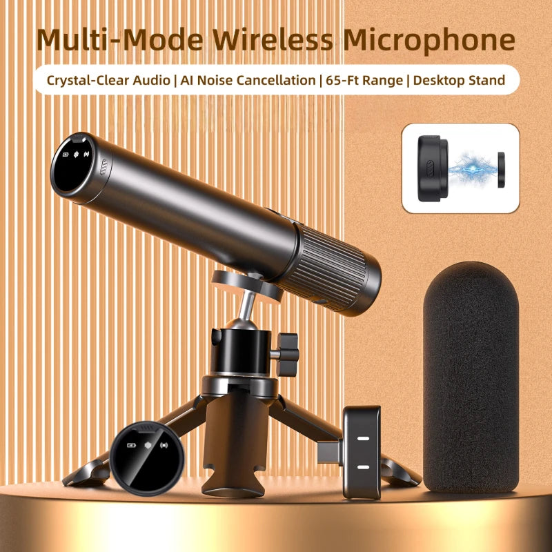 Professional Versatile Wireless Lavalier Microphone
