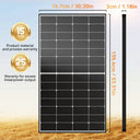 Waterproof 300W Rigid Solar Panel