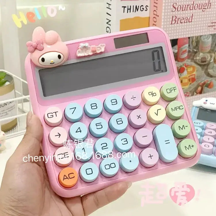 Sanrio Solar Calculator Hello Kitty Cinnamoroll Kuromi