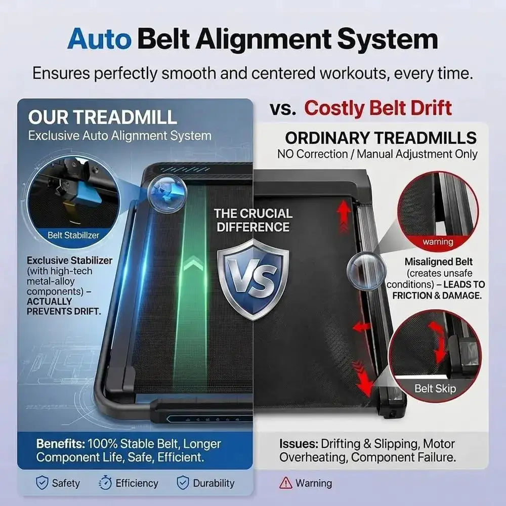 Compact 4-in-1 Folding Treadmill with 10% Incline, 3.0HP Motor, Quiet Operation, Under Desk Use, LED Display & APP Support