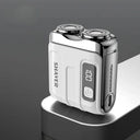 Mini Electric Shaver - Rechargeable Dual Blade