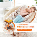 Heating Foot Massager Electric Vibration Relaxation Ankle Massager Warm Ankle Brace Joint Sprain Support Ankle Protection