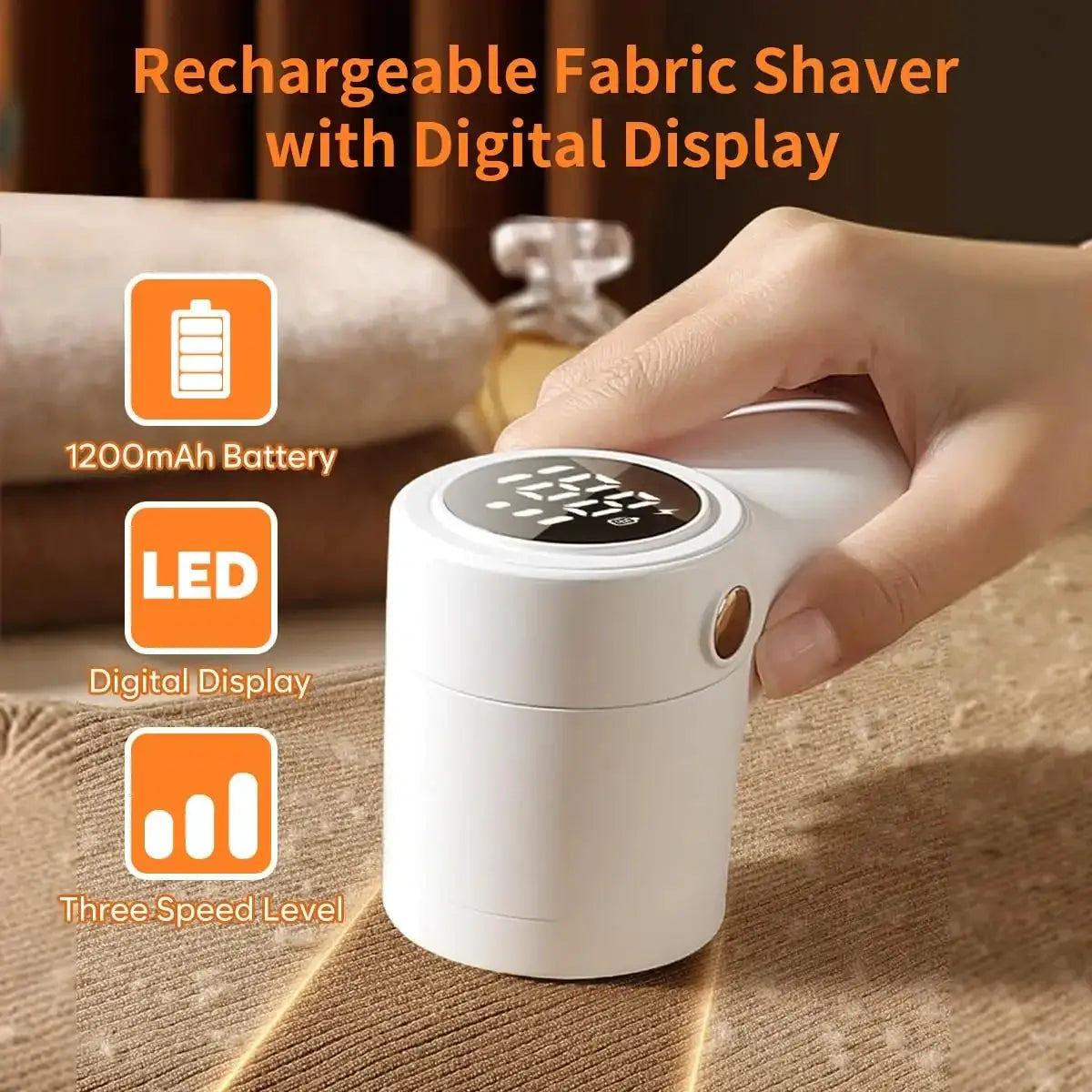 ColdSky Lint Remover for Clothes Rechargeable Fabric Shaver