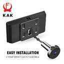 KAK 3.5 Inch Door Peephole Camera With 120 Degree Angle Display Keeps You Safe
