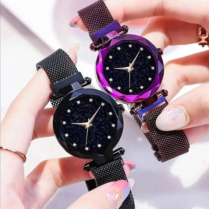 Starry Night Womens Watch Night Sky Timepiece Design