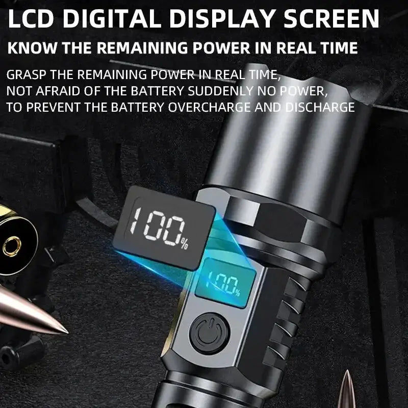 Flashlight Rechargeable USB Hand Light Portable - OurLum.com