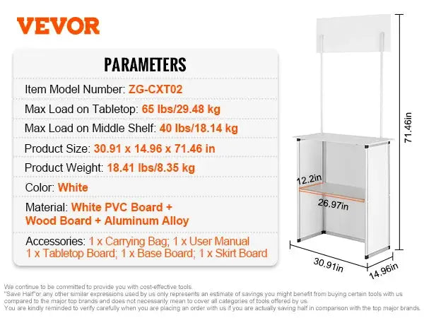 Tradeshow Exhibit Podium Stand — product view 7