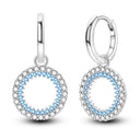 Silver Plated Hoop Earring Pendientes