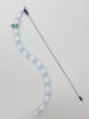 Feather Cat Teaser Wand: Interactive Caterpillar Toy for Cats