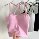 Nude Yoga Sports Bra Women - Breathable Back Design