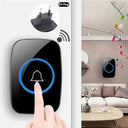 EU Plug Wireless Doorbell 300M Range Waterproof 433MHz