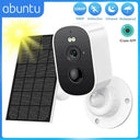 Solar Powered Outdoor Security Camera With 1080P