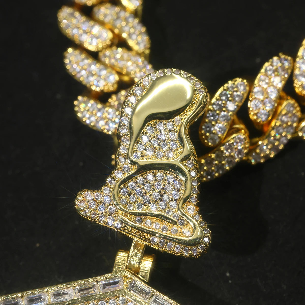 Iced Out Bank Temple Zircon