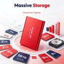 Portable Aluminum SSD Fast Transfer