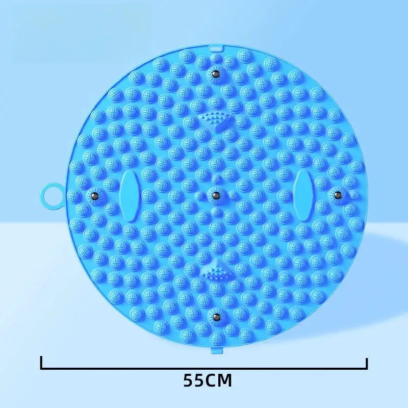 Foot Massage Pad with Acupressure Plate, Home Super Painful Foot, Round Foot Pad, Toe Pressure Plate, Extra-large Size