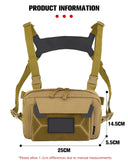 Fishing Chest Bag Men's Tactical Waterproof Molle Backpack