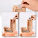 Wooden Piggy Bank for Kids Teaches Money