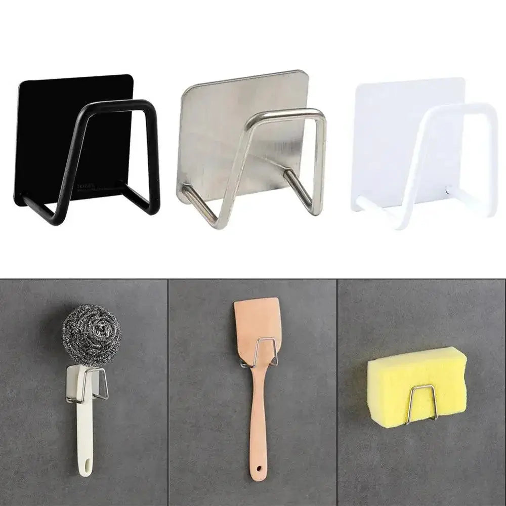 Stainless Steel Sponge Holder and Drain Basket Organizer