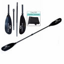 Stock Black Carbon Matte PVC Kayak Paddle Double ABS Blades