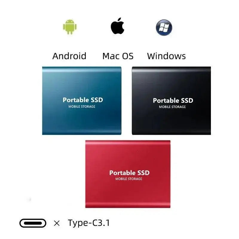 High Speed Portable SSD External Drive For Mobile Storage