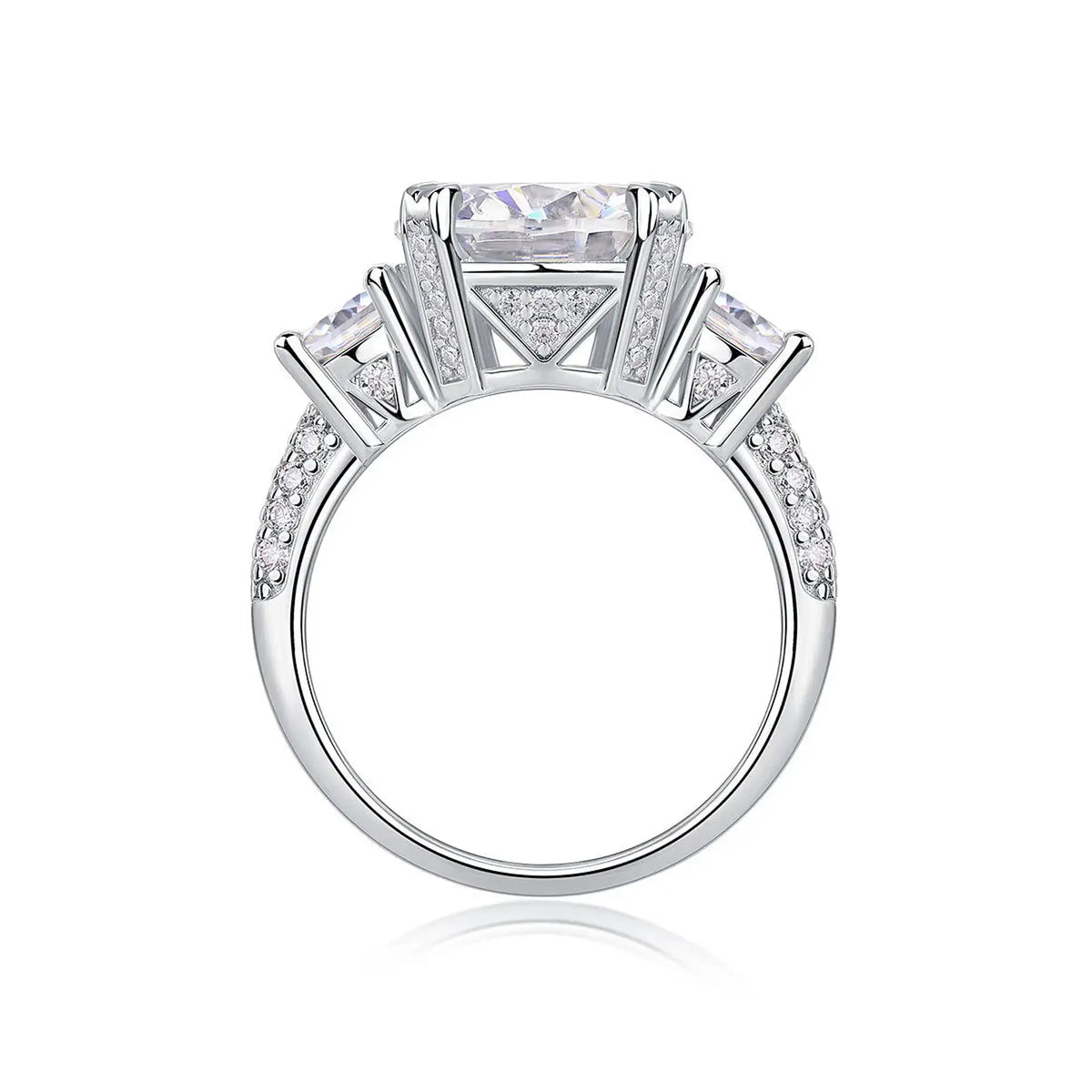 Elegant Moissanite Cocktail Ring — product image 4