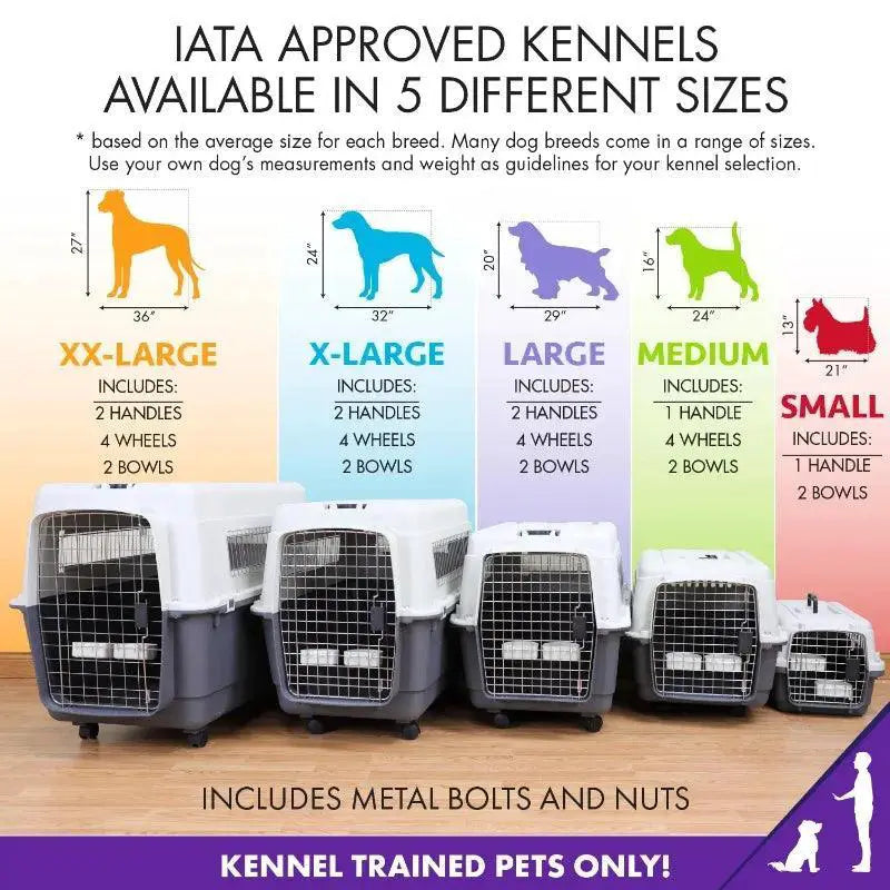 Iata Approved Plastic Dog Kennel Carrier Durable And Secure