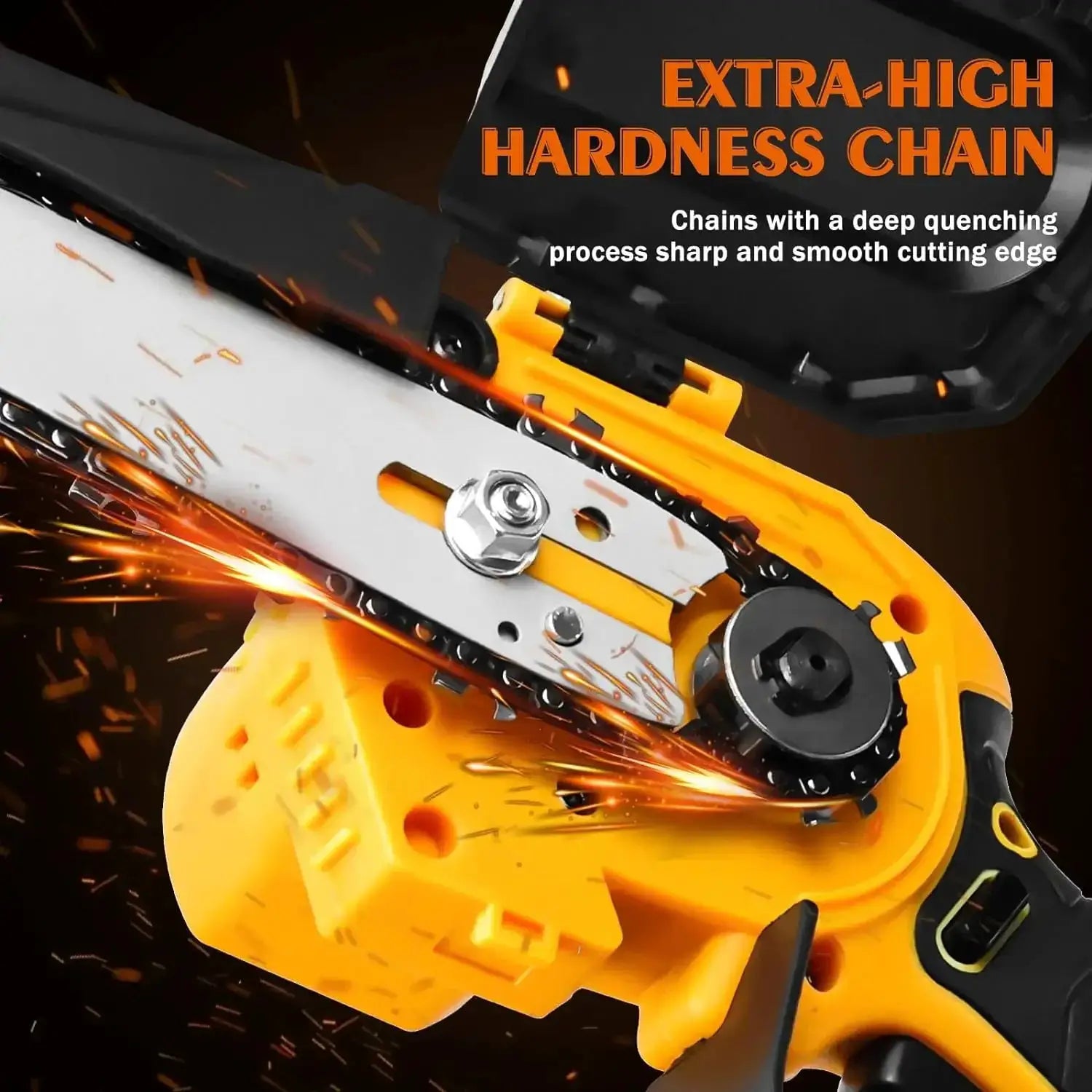 6 Inch 550W Brushless Cordless Chainsaw for Garden Tool
