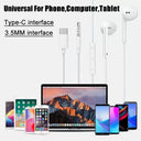 Wired Type C Earbuds - Active Noise Canceling