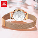 Opk Womens Stainless Steel Mesh Watch
