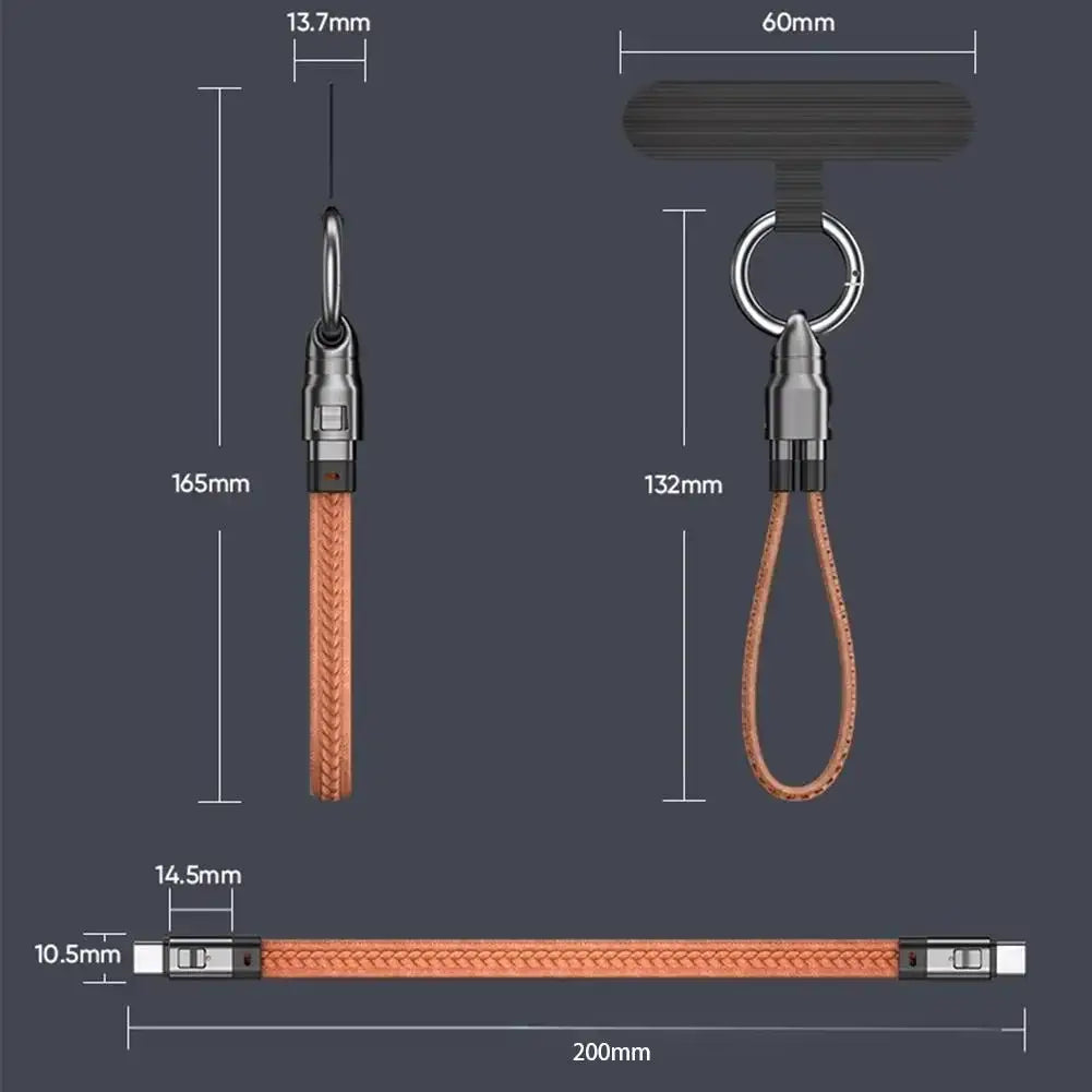 Leather USB-C Cord - Fast Charging — product view 6