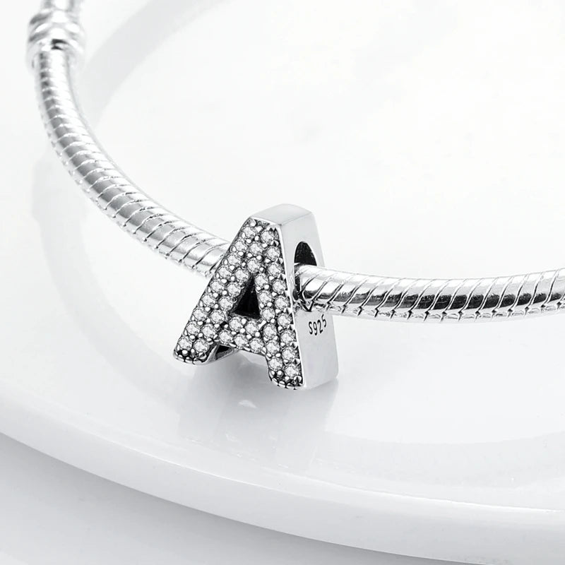 A-z Alphabet Letter Charm Bead