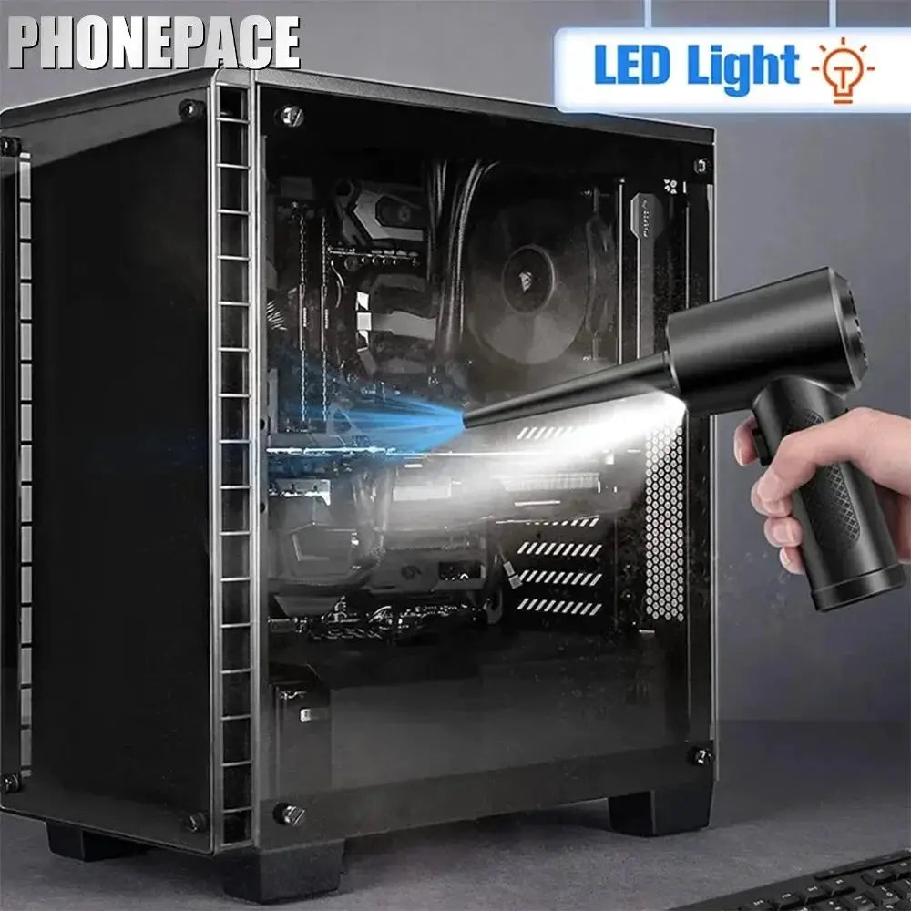 50000 RPM Wireless Compressed Air Duster Portable Cleaner