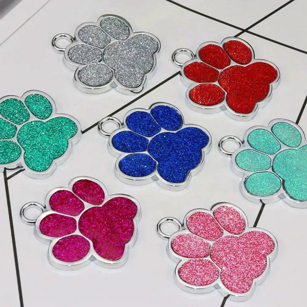 Engraved Pet ID Tag Personalized Nameplate Keyring Safety