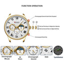 Waterproof Chronograph Watch Stylish Sports Timepiece for Men