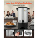 Commercial Coffee Urn, Cup L Hot Beverage Dispenser With Dripless