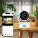 Clear 5MP Indoor Camera for Family Home Monitoring