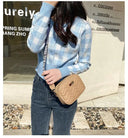 Wave Embroidery Square Bag for Everyday