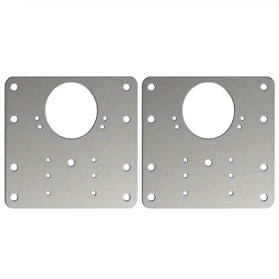 10Pc Cabinet Hinge Repair Plate Kit for Cupboard Door Hardware - OurLum.com
