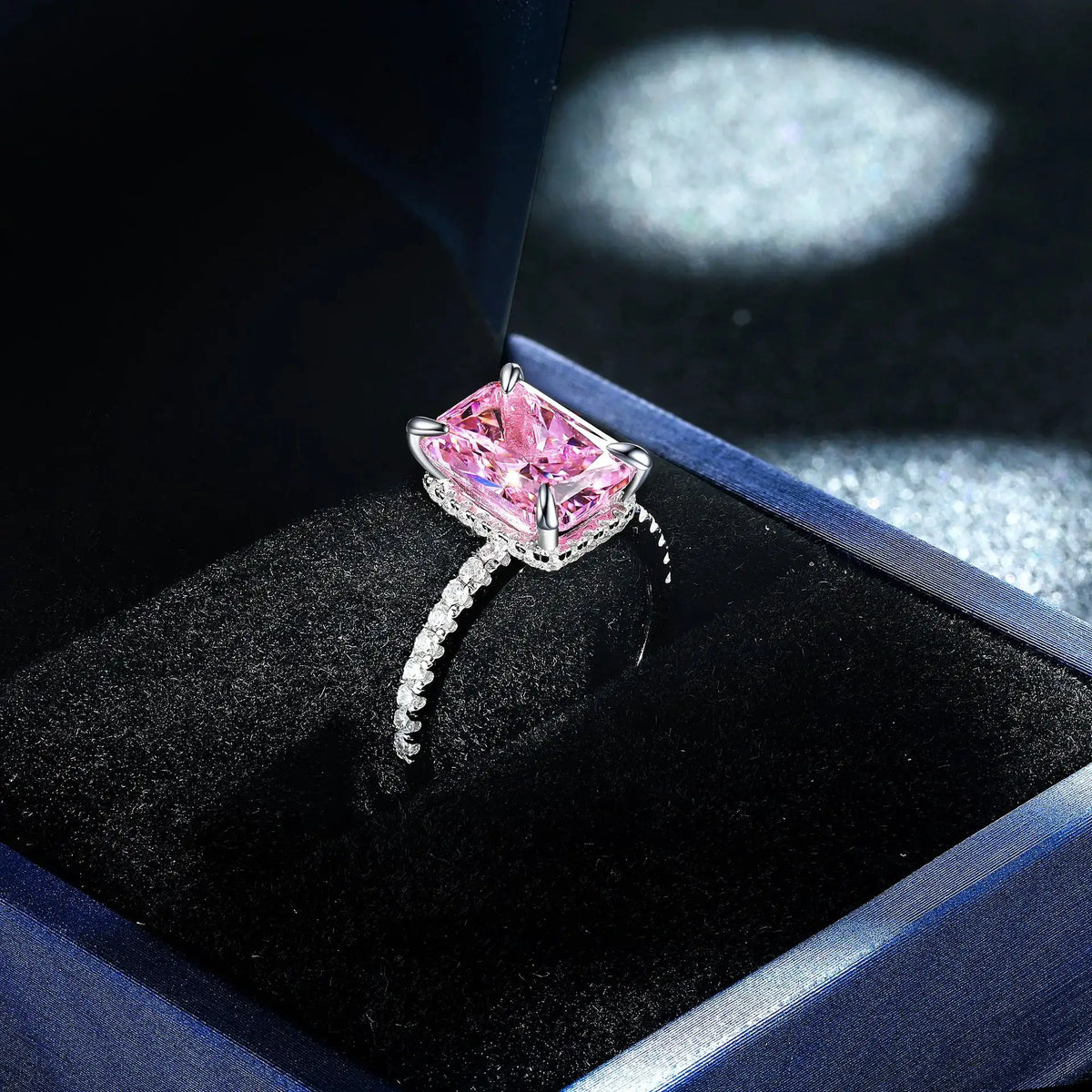 Sterling Silver Silver Moissanite Cocktail Ring — product image 2