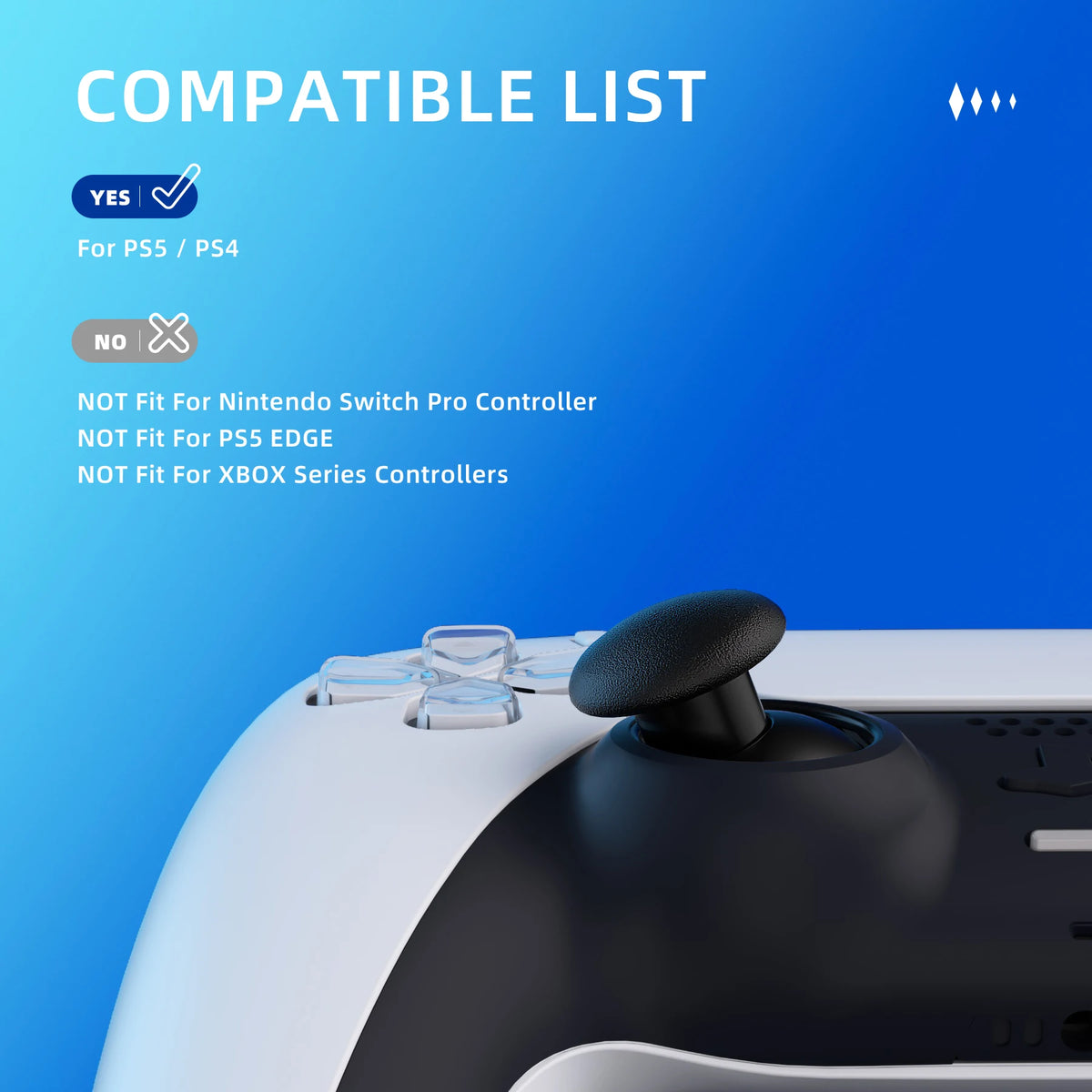 Extremerate Swappable Thumbsticks Ps/edge