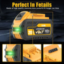 20V 60V Screwdriver Battery High Capacity Power Tool Battery