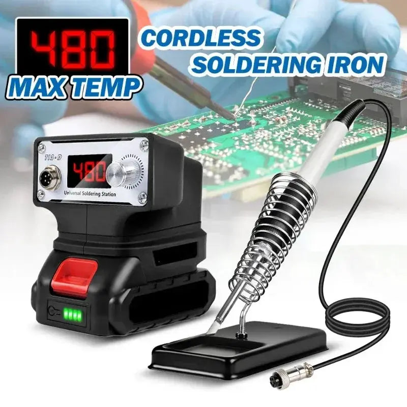 Compact Wireless Soldering Iron For 18V Makita DeWalt Bosch