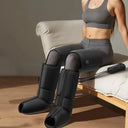 Full Leg Massager with Heat And Air Compression Foot for Circulation Fatigue Relief Sequential Compression Boot Leg Massager
