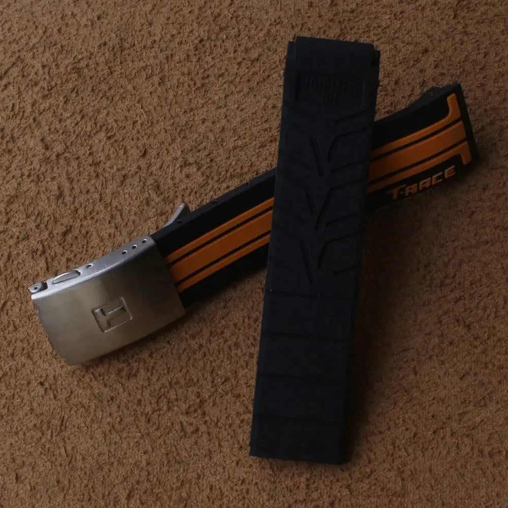Tissot Trace Silicone Watchbands Waterproof Straps