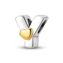 Bangle Bracelet A-z Alphabet Charm