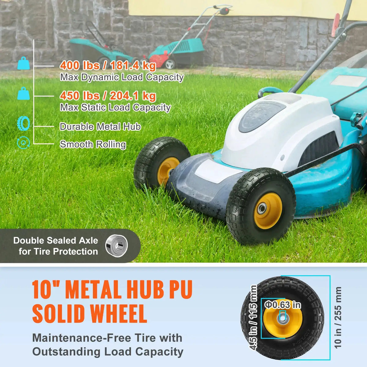 Solid PU Run Flat Tires And Wheels — product image 2
