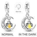 Sterling Silver Golden Clover Charm