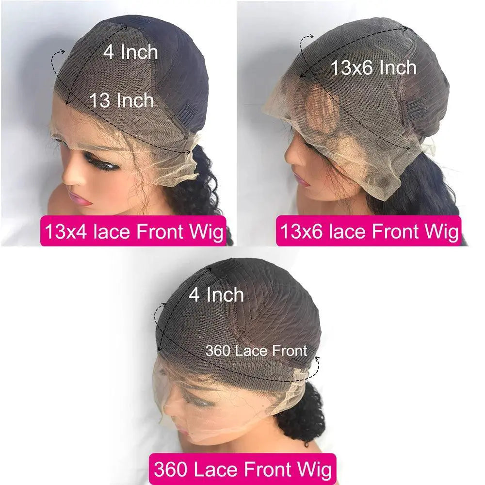 30 Inch Brazilian Bone Straight Lace Frontal Wig Remy Hair