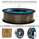Metallic PETG Filament for Display Prints